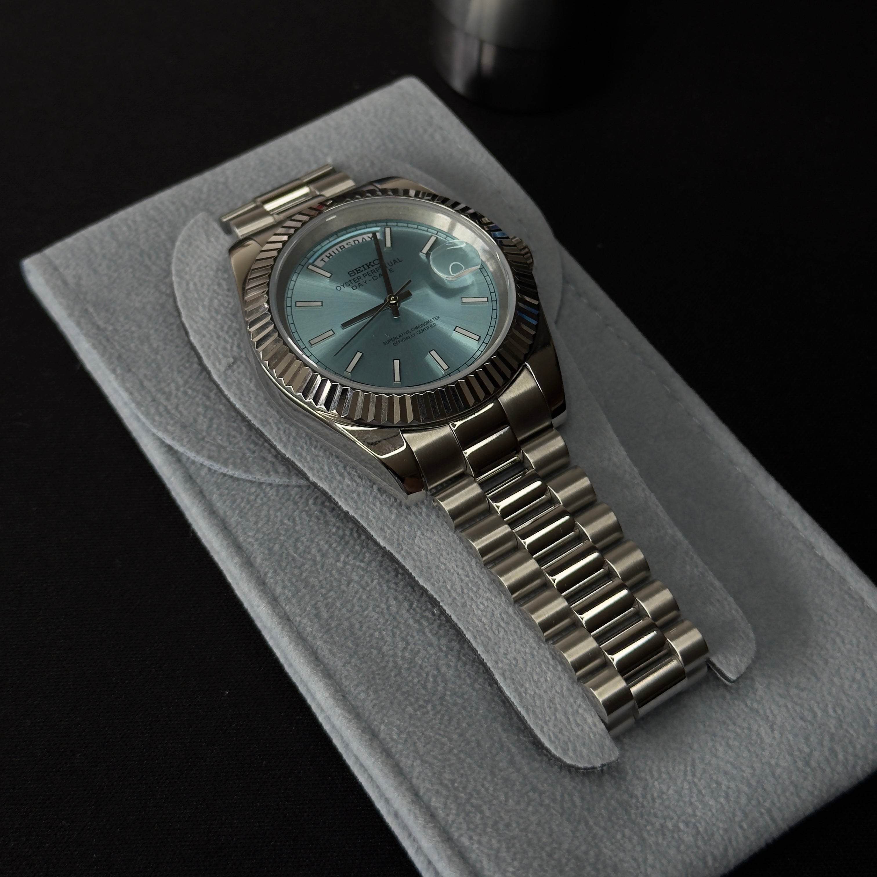 Seiko Daydate Ice Blue