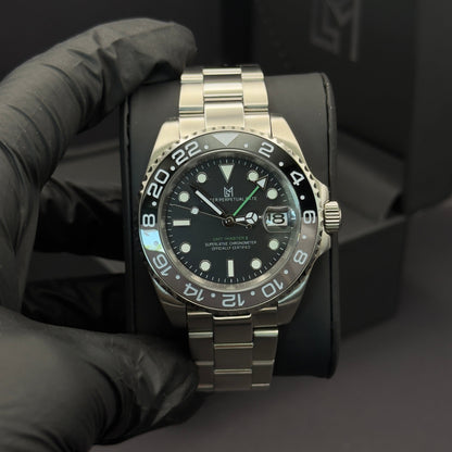 Seiko Mod GMT Master II Bruce Wayne NH34