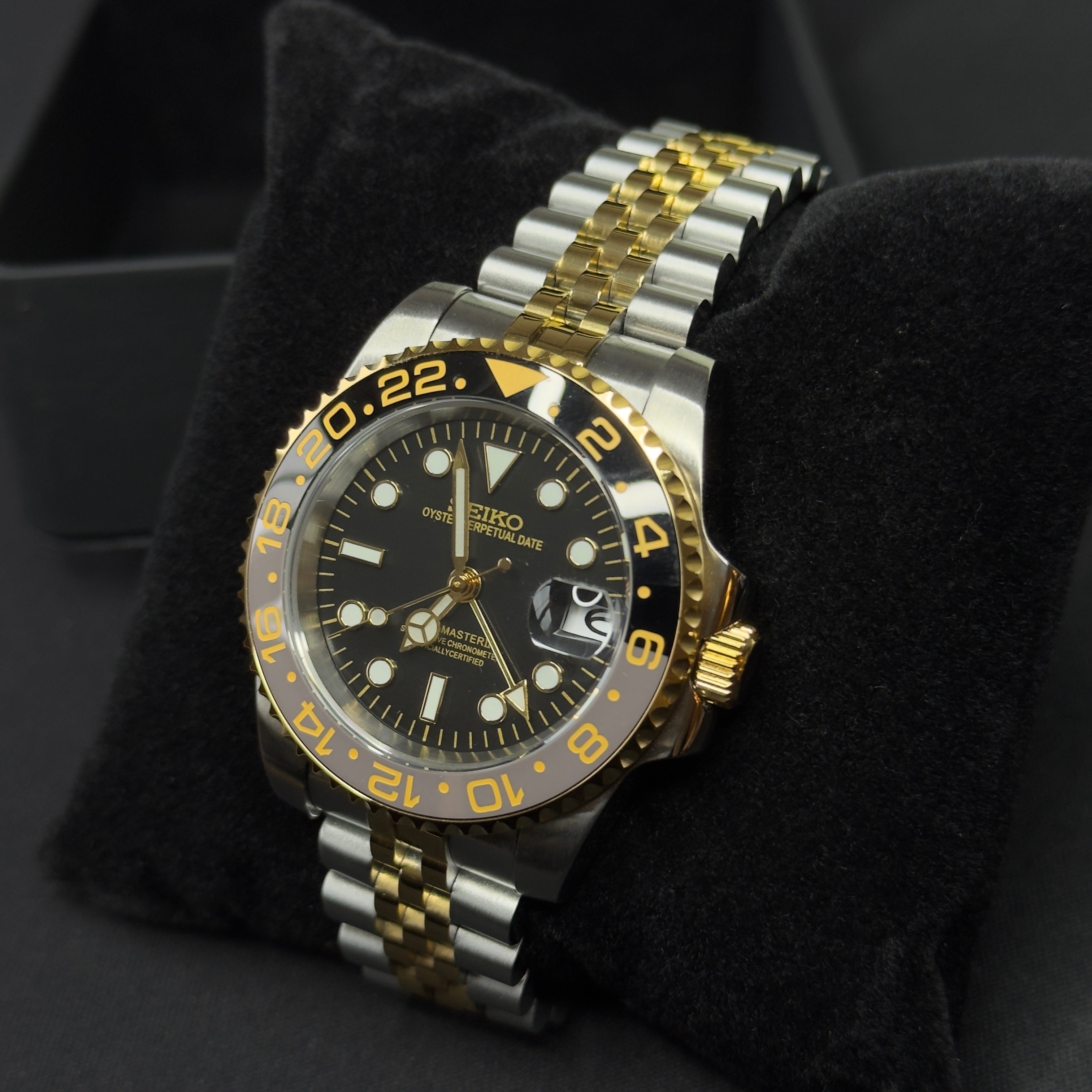 Seiko GMT Master II Or Acier NH34