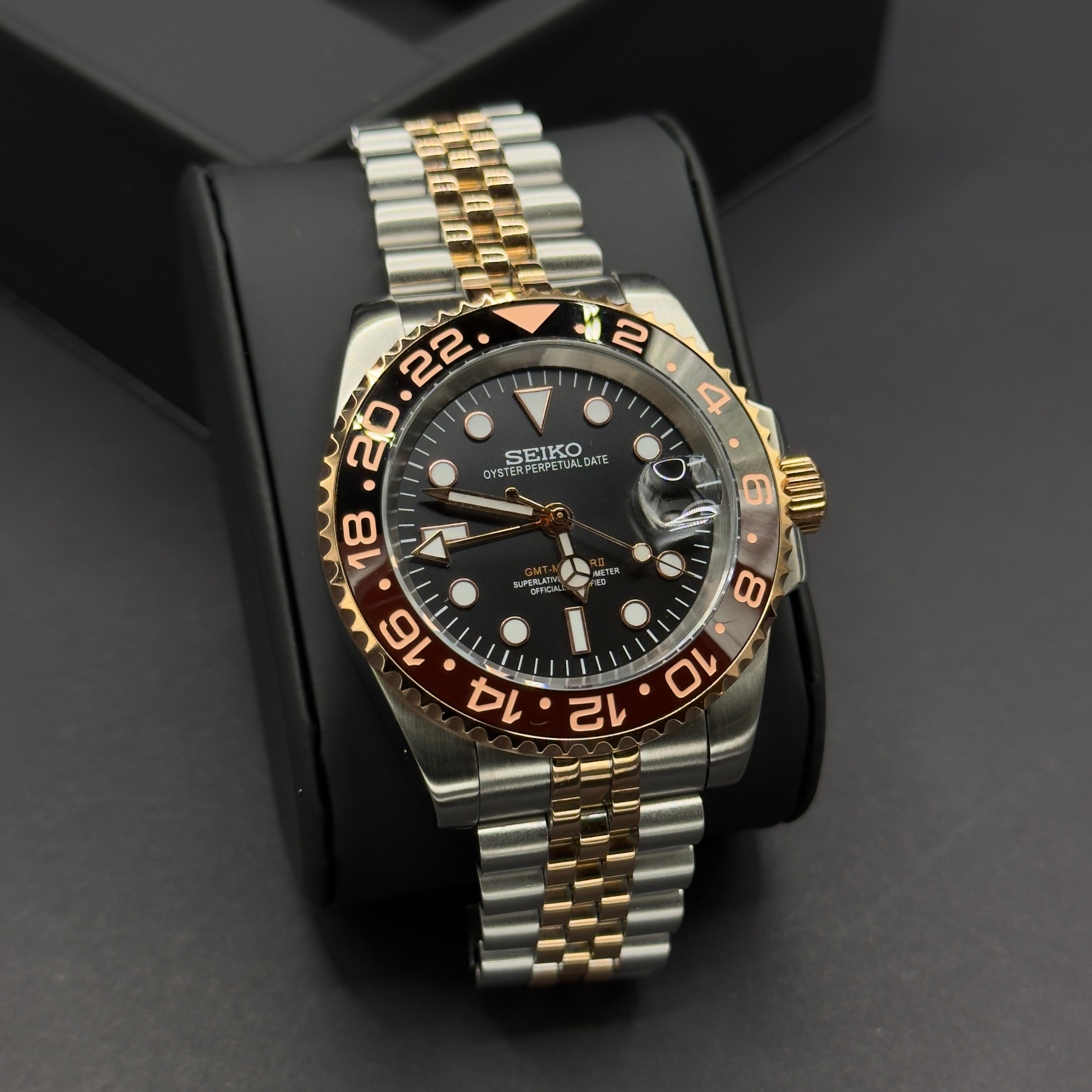 Seiko GMT Master II Rootbeer NH34