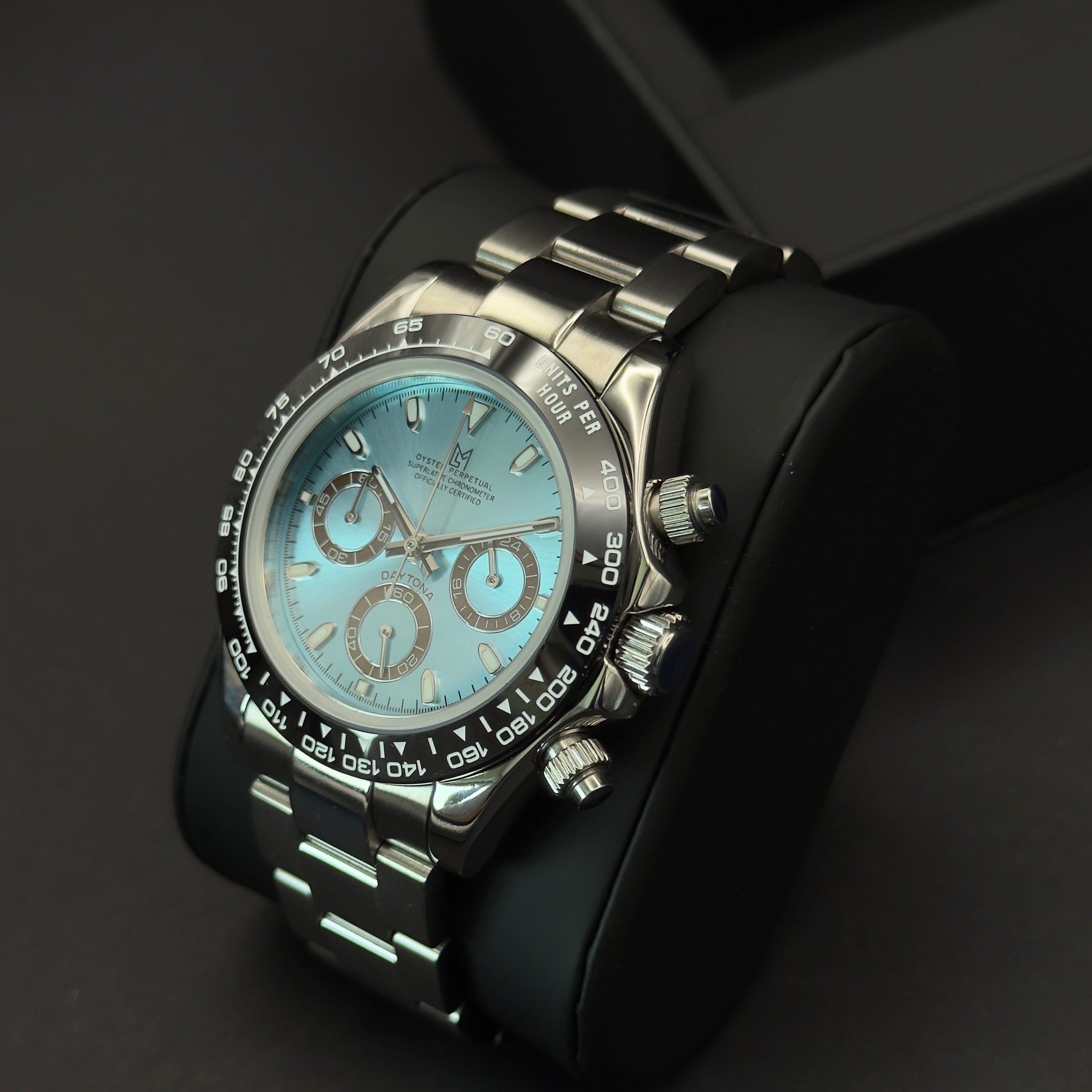 Seiko Mod Daytona Ice Blue