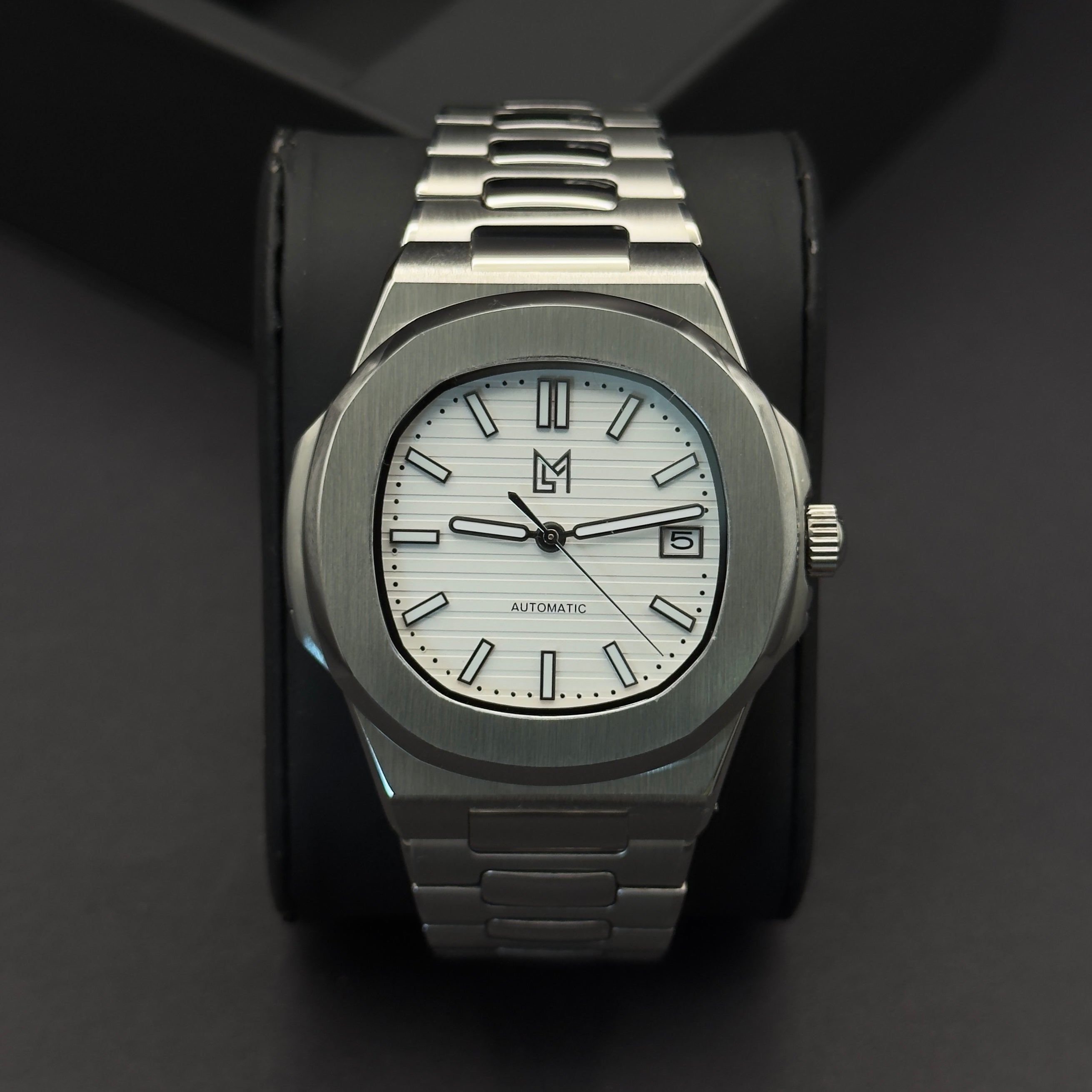 Seiko Mod Nautilus Blanche