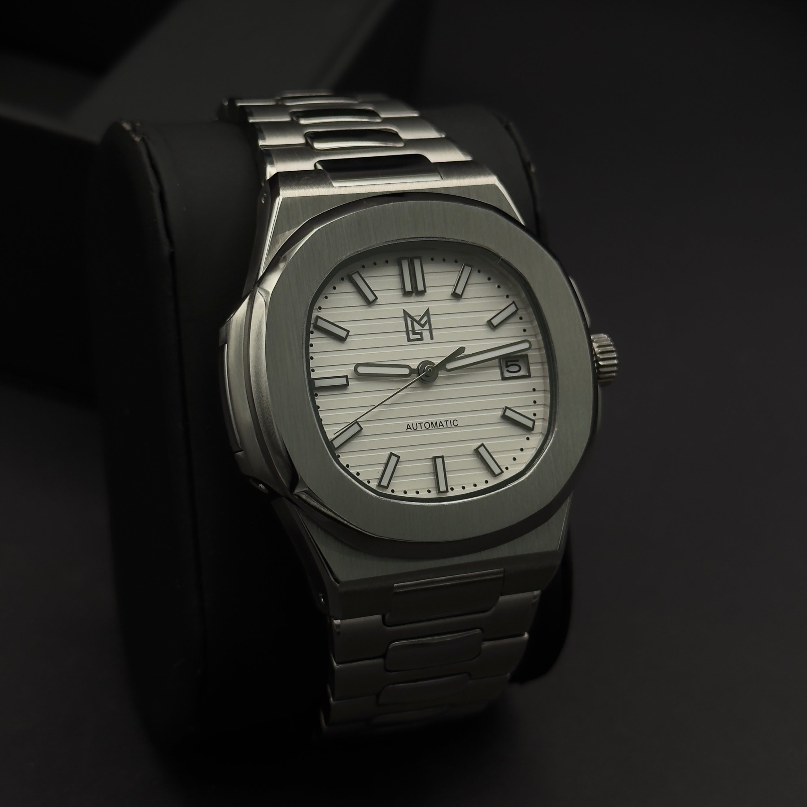 Seiko Mod Nautilus Blanche