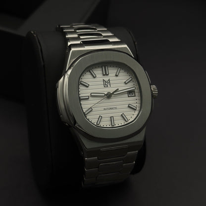 Seiko Mod Nautilus Blanche