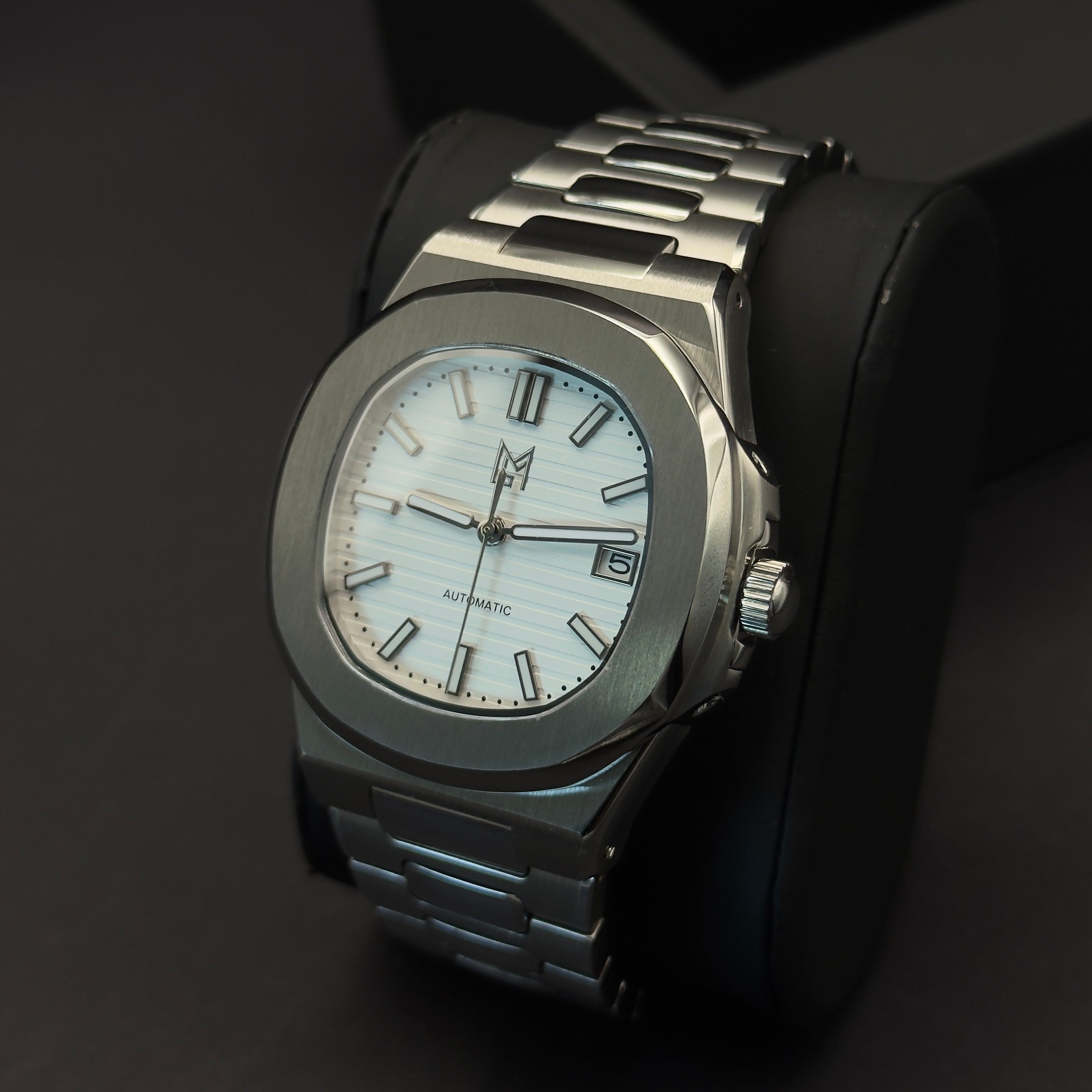 Seiko Mod Nautilus Blanche