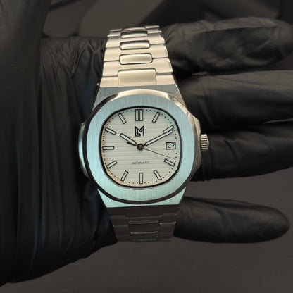 Seiko Mod Nautilus Blanche