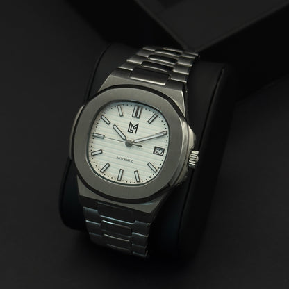 Seiko Mod Nautilus Blanche
