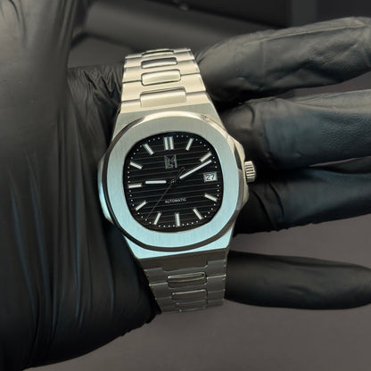 seiko mod nautilus black​