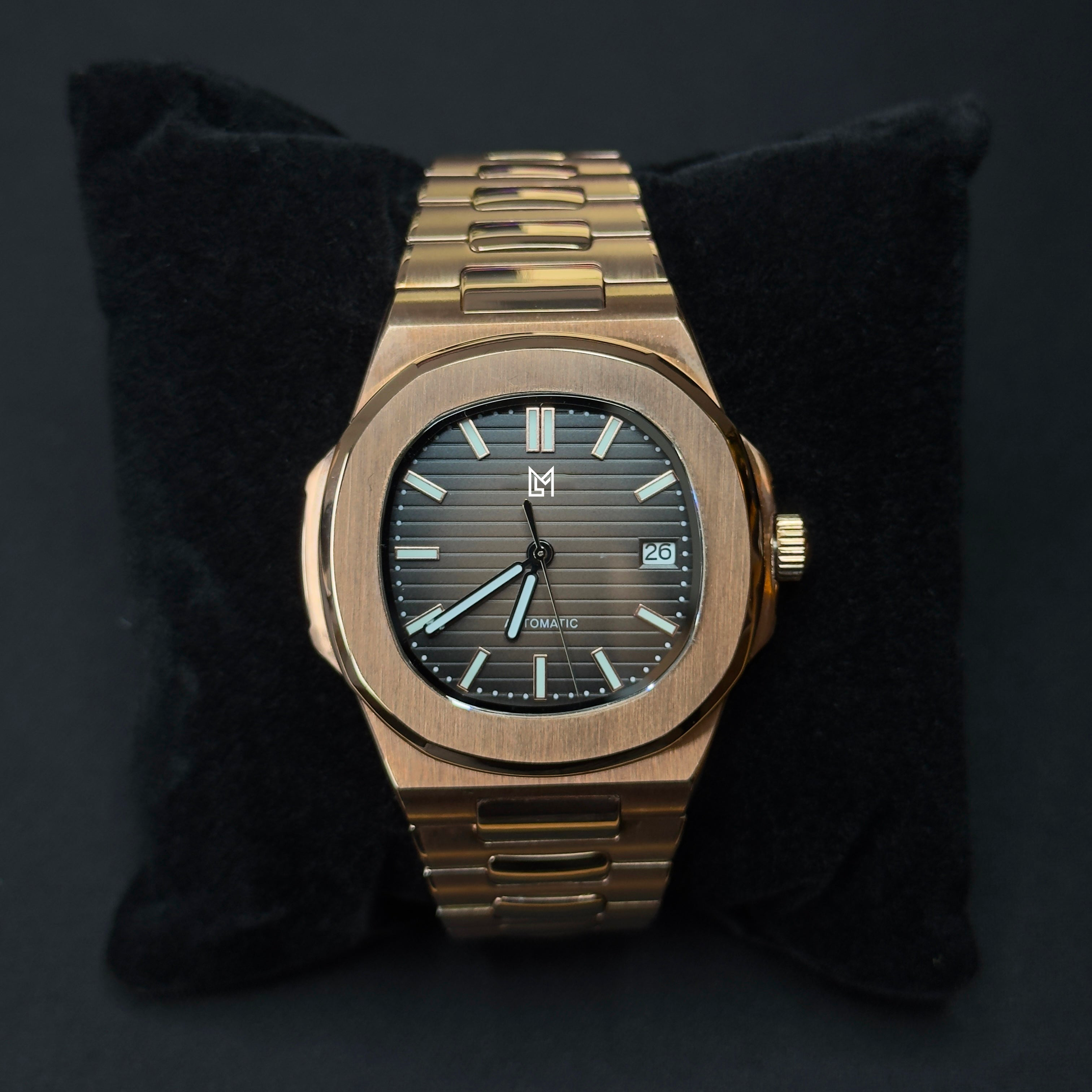 Mod Nautilus Or Rose Marron