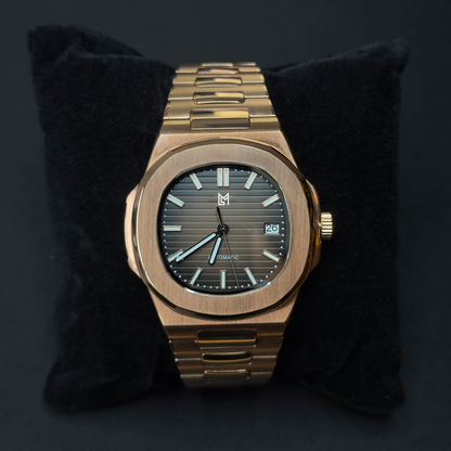 Mod Nautilus Or Rose Marron