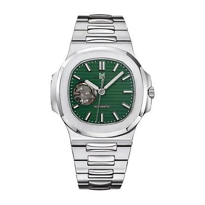 seiko nautilus skeleton green​