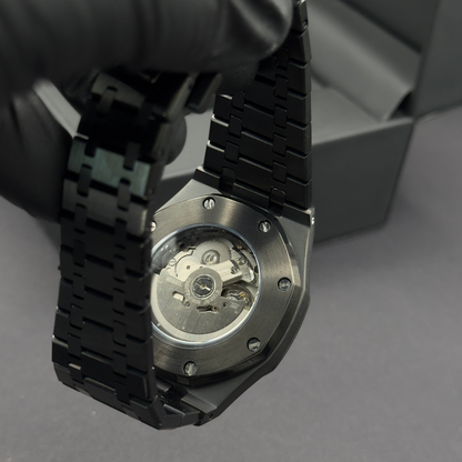 seiko mod royal oak full black​