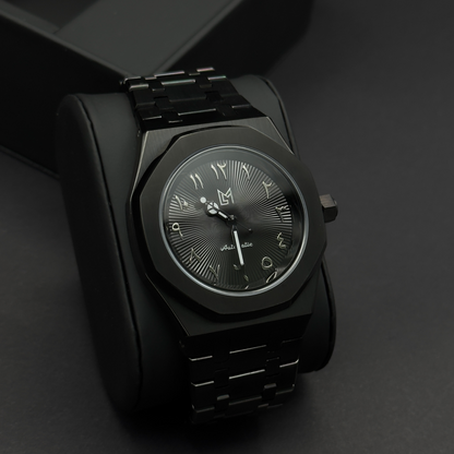 seiko mod royal oak full black​