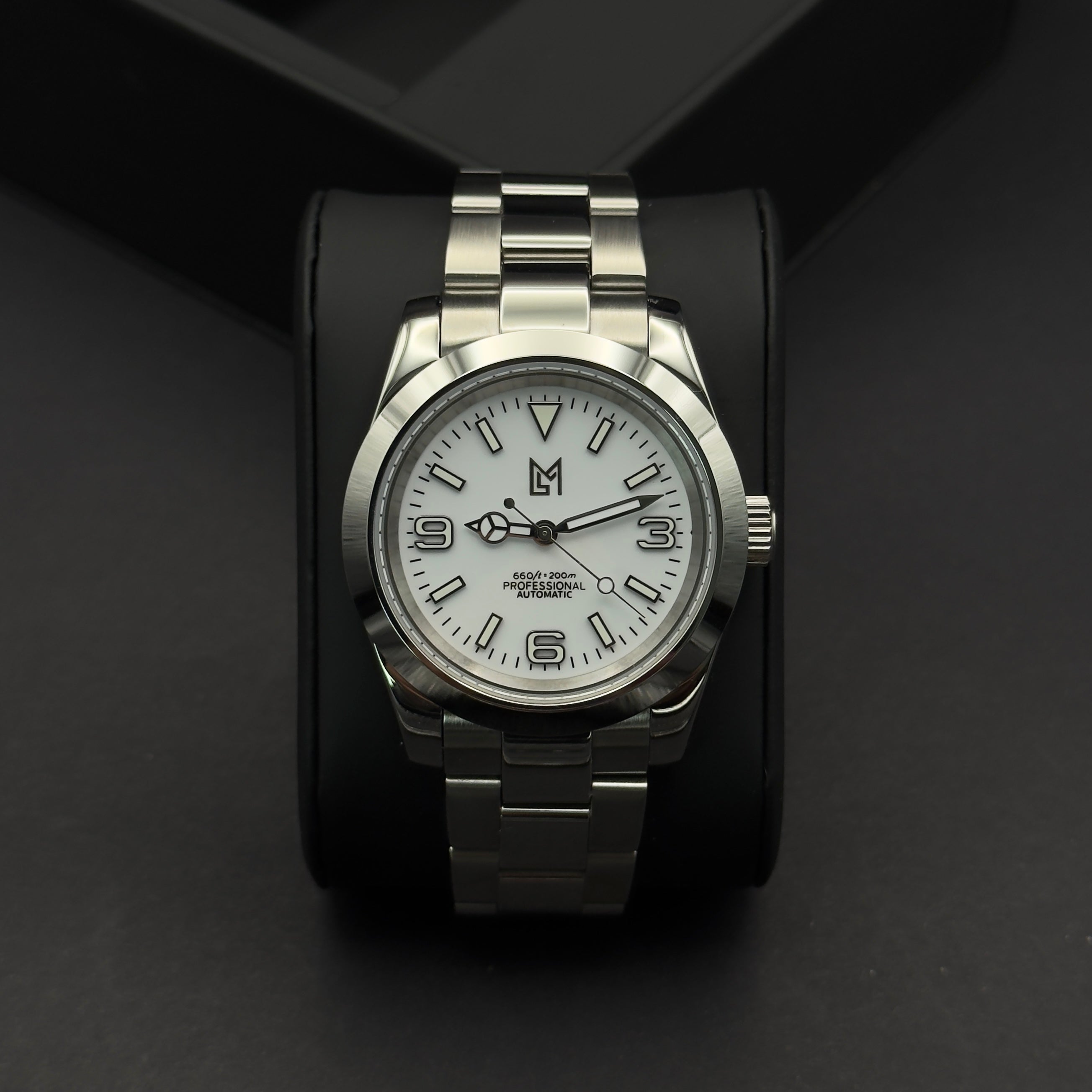 Seiko Mod Oyster Perpetual Explorer Blanc