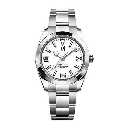 Seiko Mod Oyster Perpetual Explorer Blanc