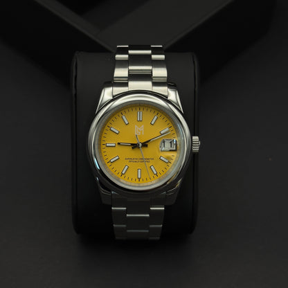 Seiko Mod Oyster Perpetual Orange