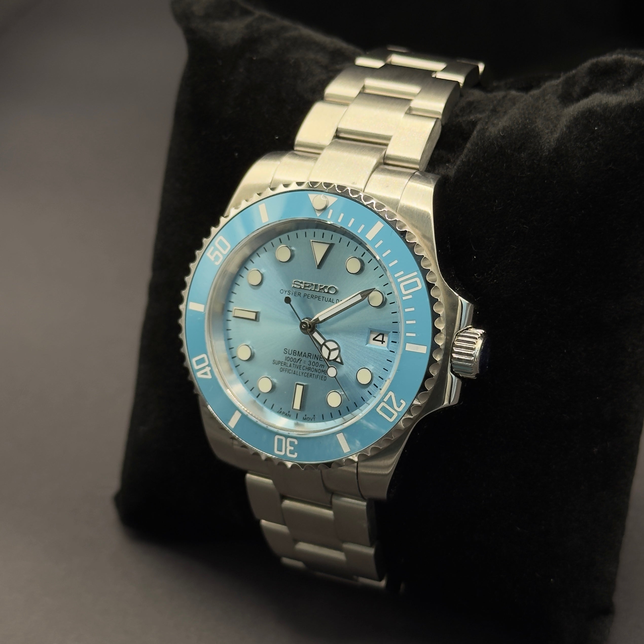 Seiko Submariner Bleu Ciel