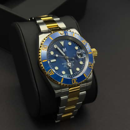 Mod Submariner Bleu et Or