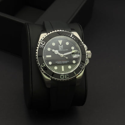 seiko mod yacht master black​