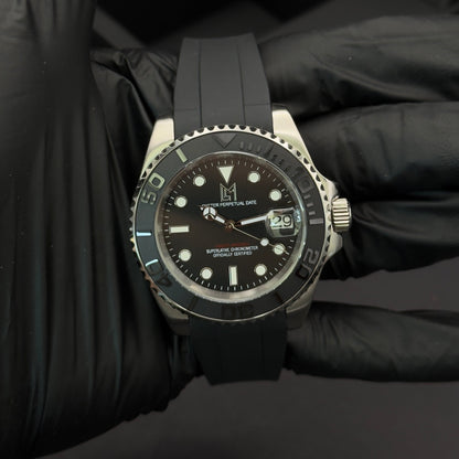 seiko mod yacht master black​
