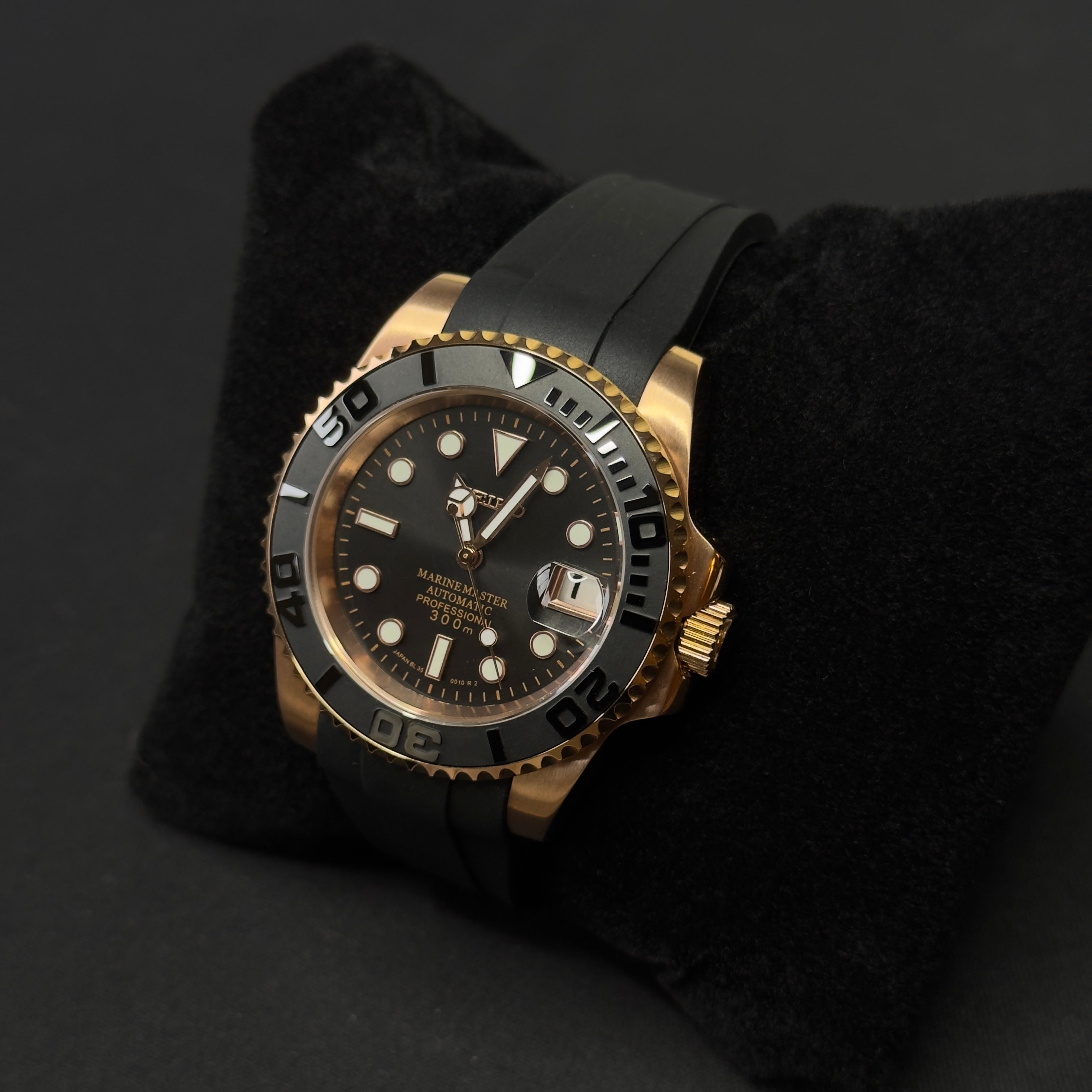 Seiko Yacht Master Or Rose Silicone