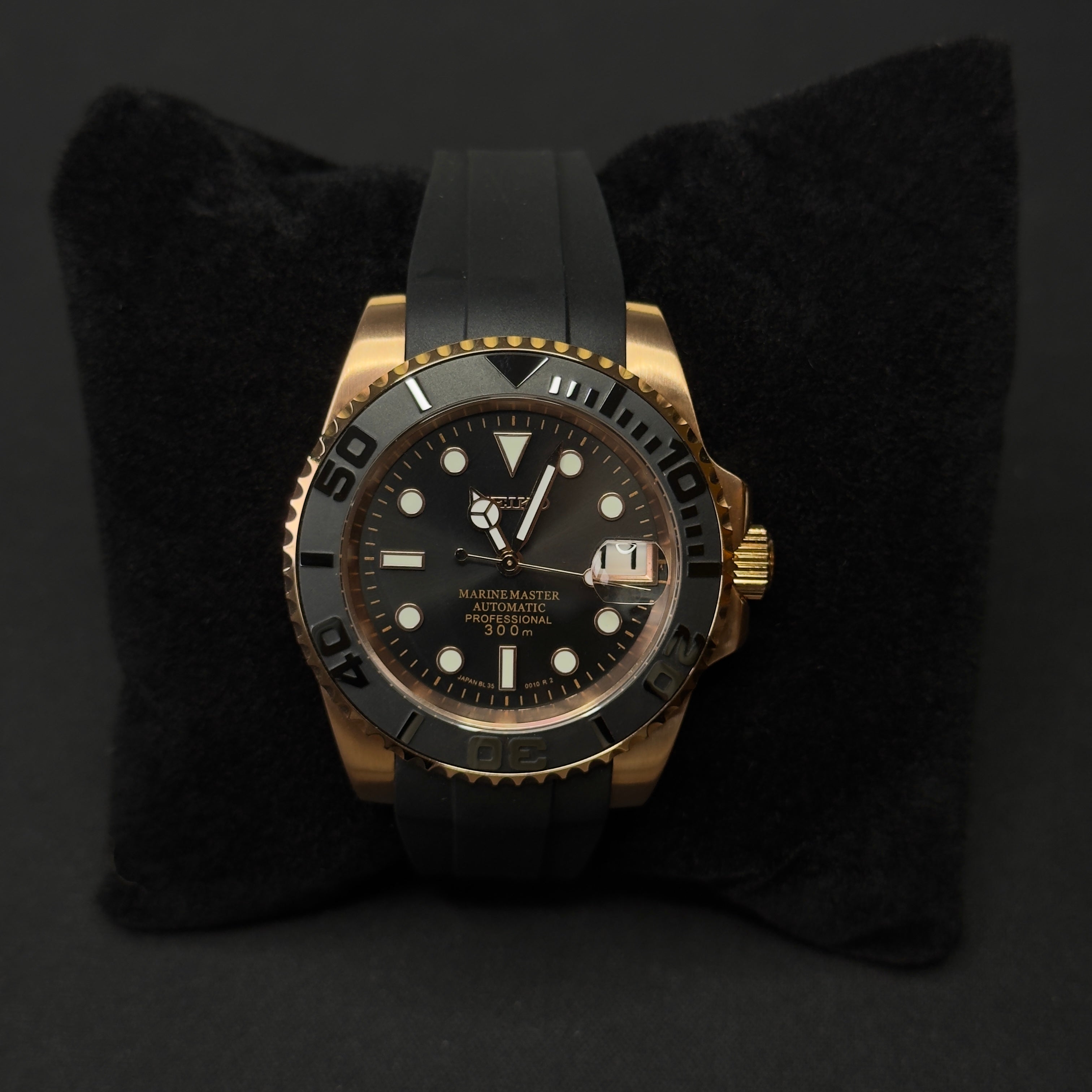 Seiko Yacht Master Or Rose Silicone