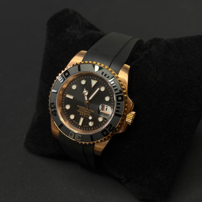Mod Yacht Master Or Rose Silicone